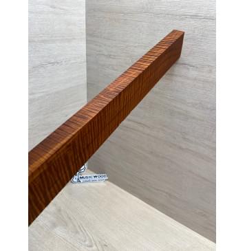 Клён Волнистый Печёный 180гр заготовка грифа для Безголовой гитары Смешанный АА Волна ААА 23.5х74-53х645 мм-13