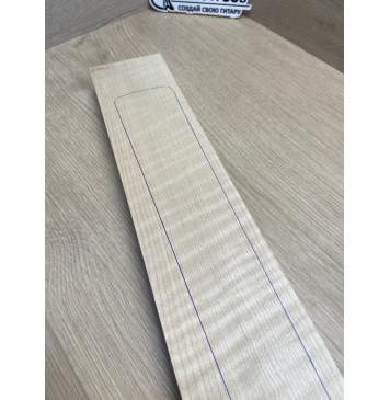 Клён Белый Явор, Волнистый заготовка грифа для электрогитары Смешанный ААА Волна ААА 29.5х102-75х790 мм-8