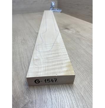 Клён Белый Явор, Волнистый заготовка грифа для электрогитары Смешанный ААА Волна ААА 29.5х102-75х790 мм-7