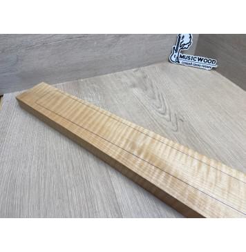 Клён Белый Явор, Волнистый заготовка грифа для электрогитары Смешанный ААА Волна ААА 29.5х102-75х790 мм-15