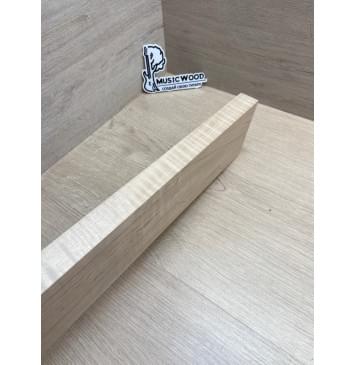 Клён Белый Явор, Волнистый заготовка грифа для электрогитары Смешанный ААА Волна ААА 29х102-80х740 мм-10