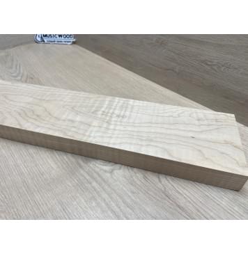 Клён Белый Явор, Волнистый заготовка грифа для электрогитары Тангент ААА Волна ААА 28.5х112х740 мм-3