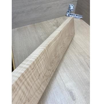 Клён Белый Явор, Волнистый заготовка грифа для электрогитары Тангент ААА Волна ААА 28.5х112х740 мм-11