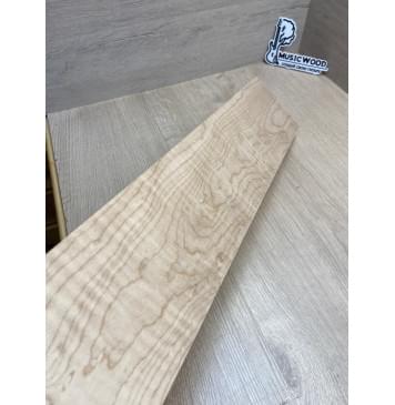 Клён Белый Явор, Волнистый заготовка грифа для электрогитары Тангент ААА Волна ААА 28.5х112х740 мм-10