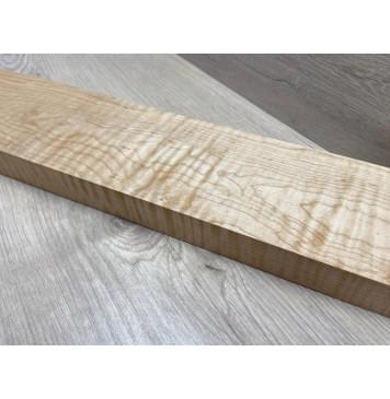 Клён Белый Явор, Волнистый заготовка грифа для электрогитары Тангент ААА Волна ААА 28.5х112х740 мм-23