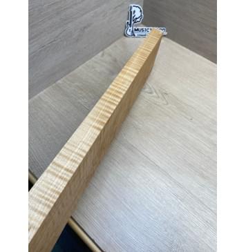 Клён Белый Явор, Волнистый заготовка грифа для электрогитары Тангент ААА Волна ААА 28.5х112х740 мм-13