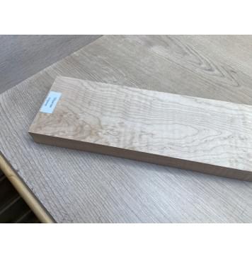 Клён Белый Явор, Волнистый заготовка грифа для электрогитары Тангент ААА Волна ААА 29.5х104-98х730 мм-16