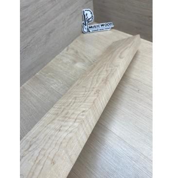 Клён Белый Явор, Волнистый заготовка грифа для электрогитары Тангент ААА Волна ААА 29.5х104-98х730 мм-12
