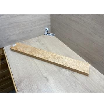 Клён Белый Явор, Волнистый заготовка грифа для электрогитары Тангент ААА Волна ААА 29.5х104-98х730 мм-25