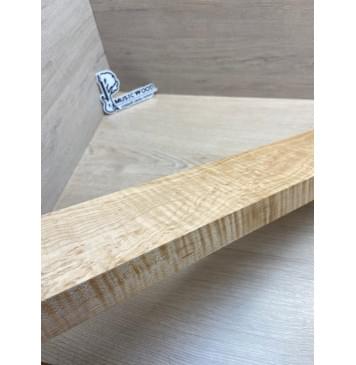 Клён Белый Явор, Волнистый заготовка грифа для электрогитары Тангент ААА Волна ААА 29.5х104-98х730 мм-14