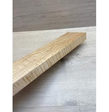 Клён Белый Явор, Волнистый заготовка грифа для электрогитары Тангент ААА Волна ААА 29.5х104-98х730 мм-20