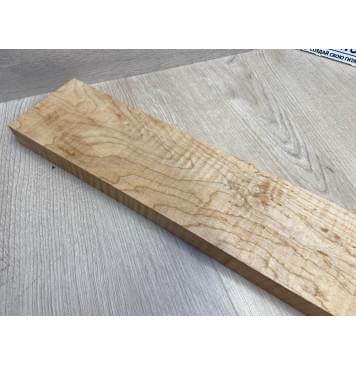 Клён Белый Явор, Волнистый заготовка грифа для электрогитары Тангент ААА Волна ААА 29.5х104-98х730 мм-29