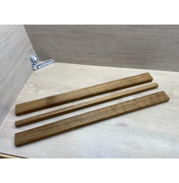 Корина (Лимба-Офрам) Печёная 180гр/Овенгкол заготовка для переклеенного грифа электрогитары Радиал АА 25.5х(50-19-50)х720 мм - из 3х частей-4