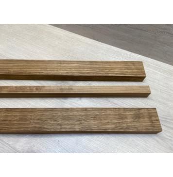 Корина (Лимба-Офрам) Печёная 180гр/Овенгкол заготовка для переклеенного грифа электрогитары Радиал АА 25.5х(50-19-50)х720 мм - из 3х частей-9