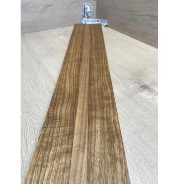 Корина (Лимба-Офрам) Печёная 180гр/Овенгкол заготовка для переклеенного грифа электрогитары Радиал АА 25.5х(50-19-50)х720 мм - из 3х частей-6