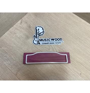 Амарант заготовка для бриджа акустической гитары Радиал АА 13х40х175 мм-1