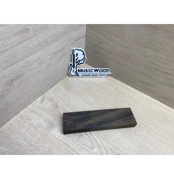 Зирикот заготовка для бриджа акустической гитары Смешанный ААА 17х45х170 мм-0