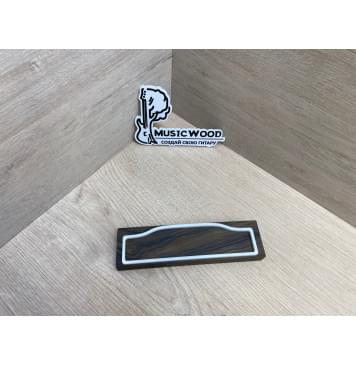 Зирикот заготовка для бриджа акустической гитары Смешанный ААА 17х45х170 мм-1