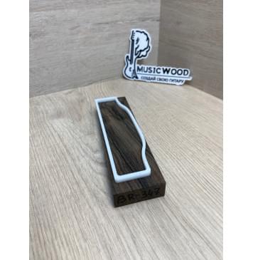 Зирикот заготовка для бриджа акустической гитары Смешанный ААА 17х45х170 мм-2