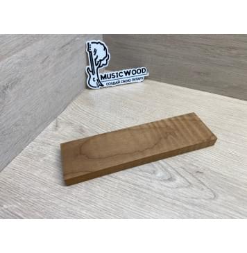 Клён Волнистый Печёный 180гр заготовка для бриджа акустической гитары Тангент ААА Волна ААА 16х60х220 мм-1