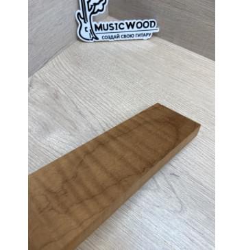 Клён Волнистый Печёный 180гр заготовка для бриджа акустической гитары Тангент ААА Волна ААА 16х60х220 мм-2