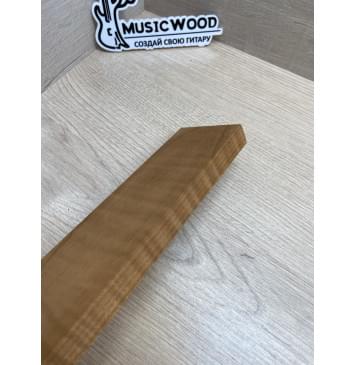 Клён Волнистый Печёный 180гр заготовка для бриджа акустической гитары Тангент ААА Волна ААА 16х60х220 мм-4