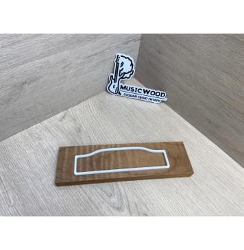Клён Волнистый Печёный 180гр заготовка для бриджа акустической гитары Тангент ААА Волна ААА 16х60х220 мм-10