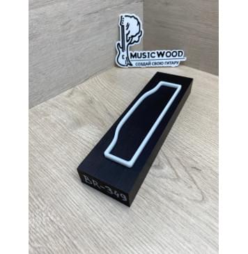 Граб Black заготовка для бриджа акустической гитары Радиал АА 25х60х210 мм-2