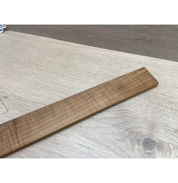 Клён Волнистый Печёный 180гр заготовка накладки для электрогитары Смешанный А Волна ААА 11.5х58-46х555 мм (Уценка-сучки)-1