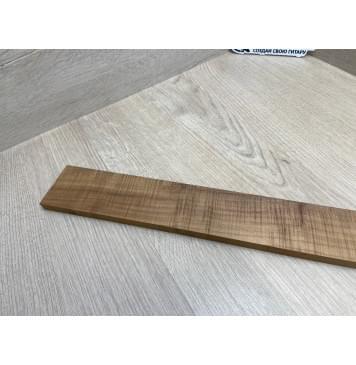 Клён Волнистый Печёный 180гр заготовка накладки для электрогитары Смешанный А Волна ААА 11.5х58-46х555 мм (Уценка-сучки)-8