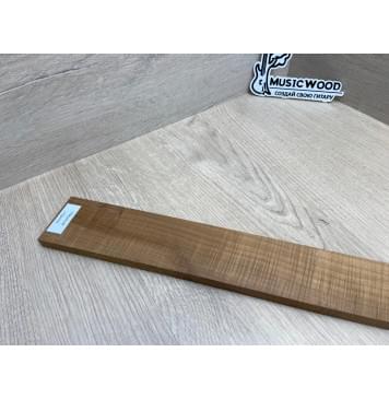 Клён Волнистый Печёный 180гр заготовка накладки для электрогитары Смешанный А Волна ААА 11.5х58-46х555 мм (Уценка-сучки)-11