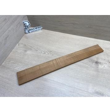 Клён Волнистый Печёный 180гр заготовка накладки для электрогитары Радиал АА Волна ААА 11х72-58х530 мм-0