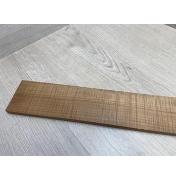 Клён Волнистый Печёный 180гр заготовка накладки для электрогитары Радиал АА Волна ААА 11х72-58х530 мм-2