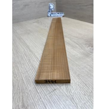 Клён Волнистый Печёный 180гр заготовка накладки для электрогитары Радиал АА Волна ААА 11х72-58х530 мм-3