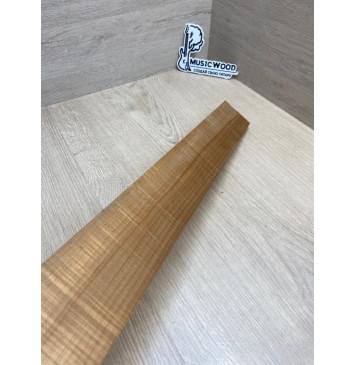 Клён Волнистый Печёный 180гр заготовка накладки для электрогитары Радиал АА Волна ААА 11х72-58х530 мм-6