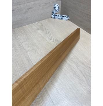 Клён Волнистый Печёный 180гр заготовка накладки для электрогитары Радиал АА Волна ААА 11х72-58х530 мм-9