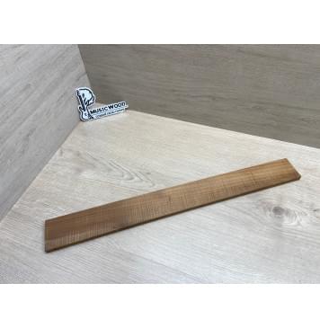 Клён Волнистый Печёный 180гр заготовка накладки для электрогитары Радиал А Волна ААА 11х63-54х550 мм-1