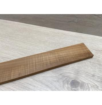 Клён Волнистый Печёный 180гр заготовка накладки для электрогитары Радиал А Волна ААА 11х63-54х550 мм-4