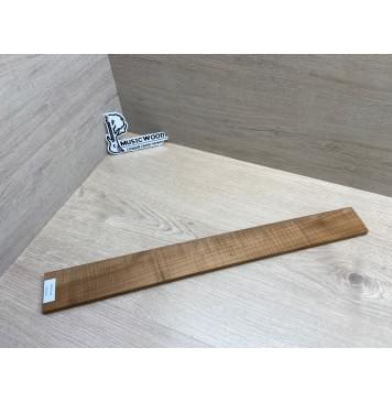 Клён Волнистый Печёный 180гр заготовка накладки для электрогитары Радиал А Волна ААА 11х63-54х550 мм-12