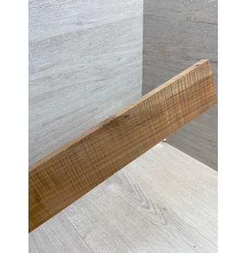 Клён Волнистый Печёный 180гр заготовка накладки для электрогитары Радиал А Волна ААА 11х63-54х550 мм-9