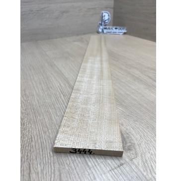 Клён Белый заготовка накладки для электрогитары Радиал ААААА 8х73-58х547 мм-4