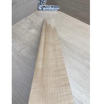 Клён Белый заготовка накладки для электрогитары Радиал ААААА 8х73-58х547 мм-11