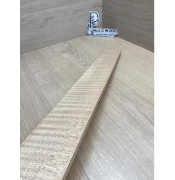 Клён Белый Явор, Волнистый заготовка накладки для электрогитары Радиал ААААА Волна ААА 8х75-59х550 мм-5