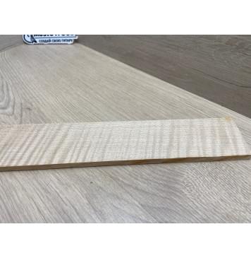 Клён Белый Явор, Волнистый заготовка накладки для электрогитары Радиал ААААА Волна ААА 8х75-59х550 мм-13