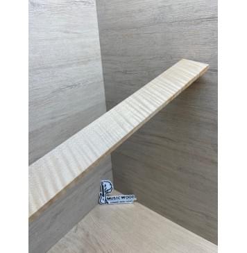 Клён Белый Явор, Волнистый заготовка накладки для электрогитары Радиал ААААА Волна ААА 8х75-59х550 мм-7