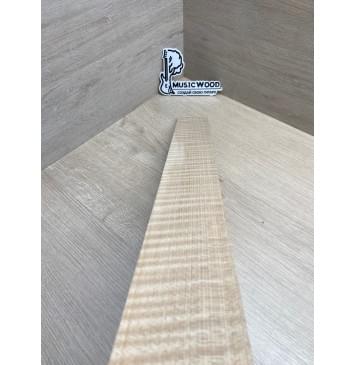 Клён Белый Явор, Волнистый заготовка накладки для электрогитары Радиал ААААА Волна ААА 8х75-59х550 мм-14