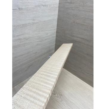 Клён Белый Явор, Волнистый заготовка накладки для электрогитары Радиал ААААА Волна ААА 8х75-59х550 мм-6