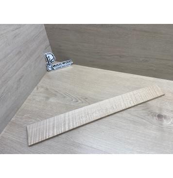 Клён Белый Явор, Волнистый заготовка накладки для электрогитары Радиал ААААА Волна ААА 9х74-60х550 мм-2