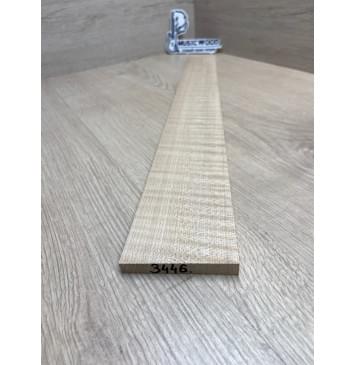 Клён Белый Явор, Волнистый заготовка накладки для электрогитары Радиал ААААА Волна ААА 9х74-60х550 мм-4