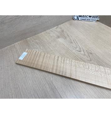 Клён Белый Явор, Волнистый заготовка накладки для электрогитары Радиал ААААА Волна ААА 9х74-60х550 мм-15